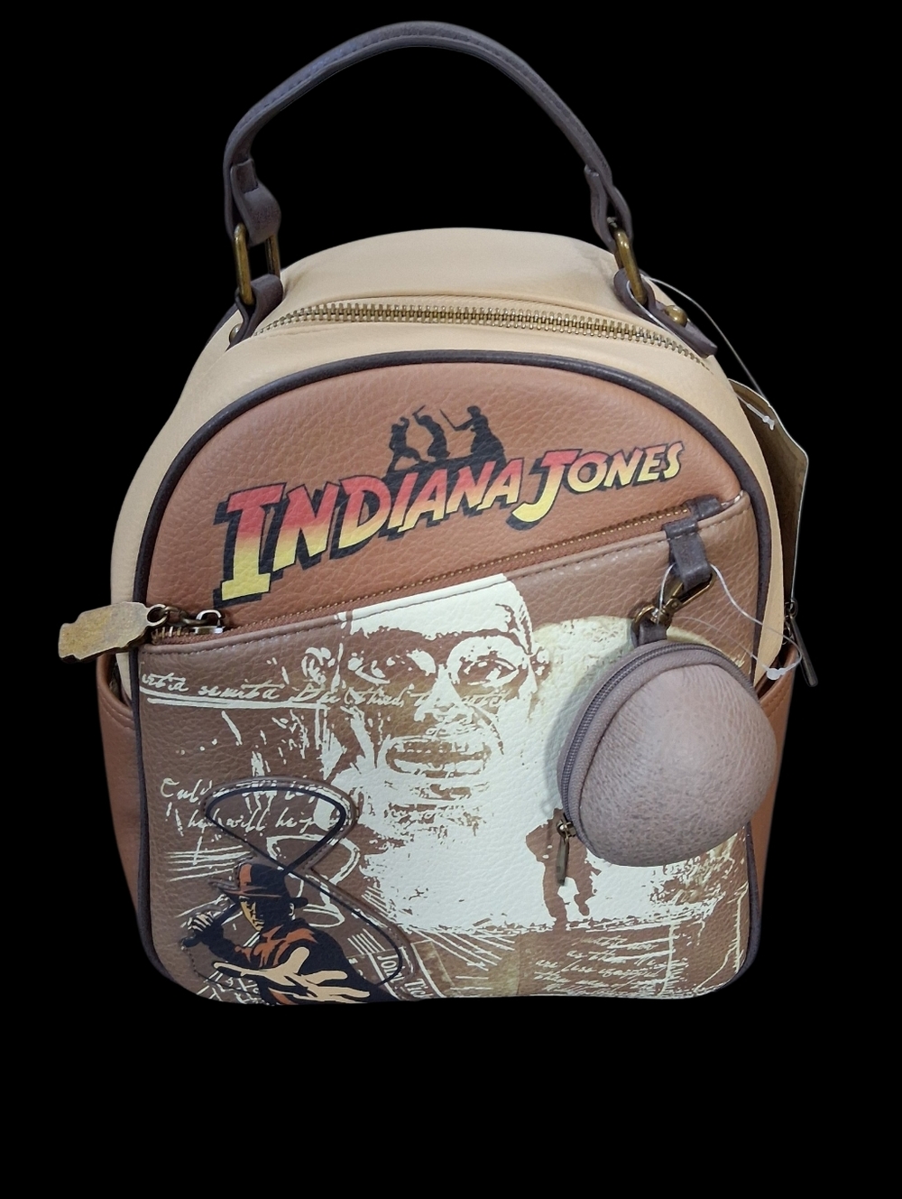 Indiana Jones Boulder Scene Mini Backpack NWT  Temple of Doom RARE